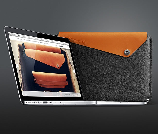13 macbook pro retina sleeve by mujjo the originals collection