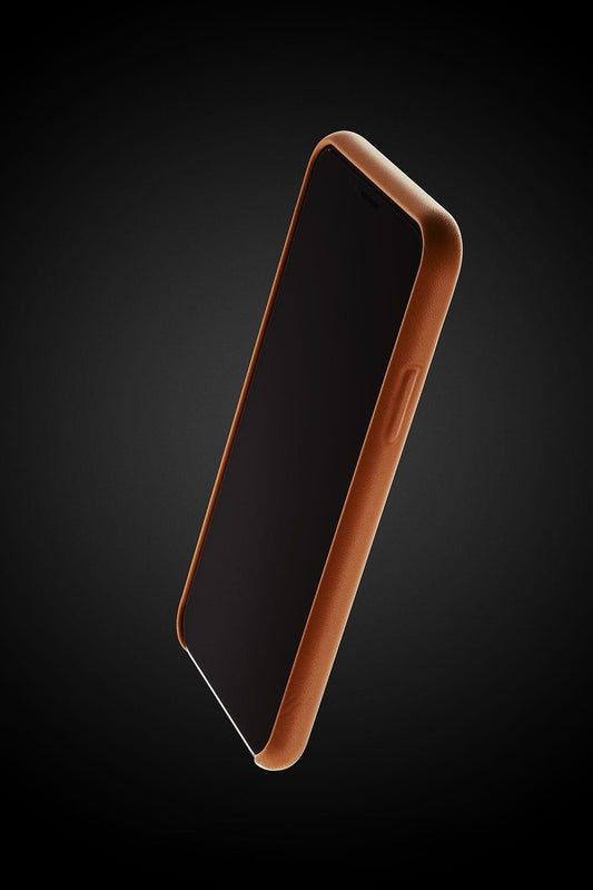 Full leather wallet case for iPhone X Tan 09