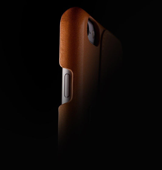 Leather Wallet Case 80° for iPhone 6 Plus Tan