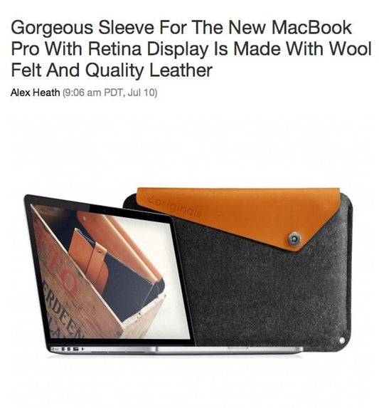 cultofmac mujjo macbook 15 4inch pro retina sleeve