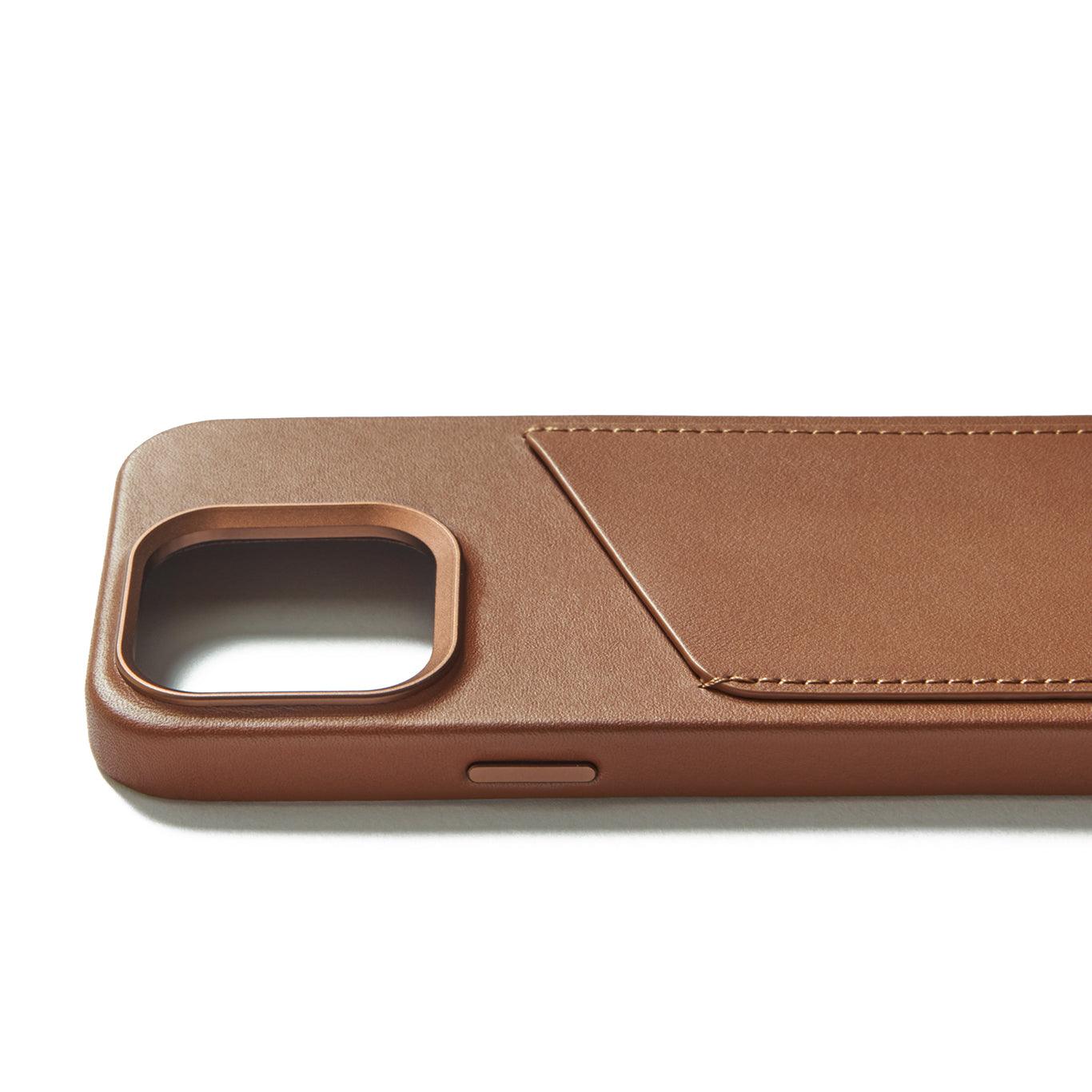 Mujjo Lederen portomonee hoesje iPhone 17 Pro Max – Geïntegreerde lederen portemonnee Mujjo Lederen portomonee hoesje iPhone 17 Pro Max – Geïntegreerde lederen portemonnee