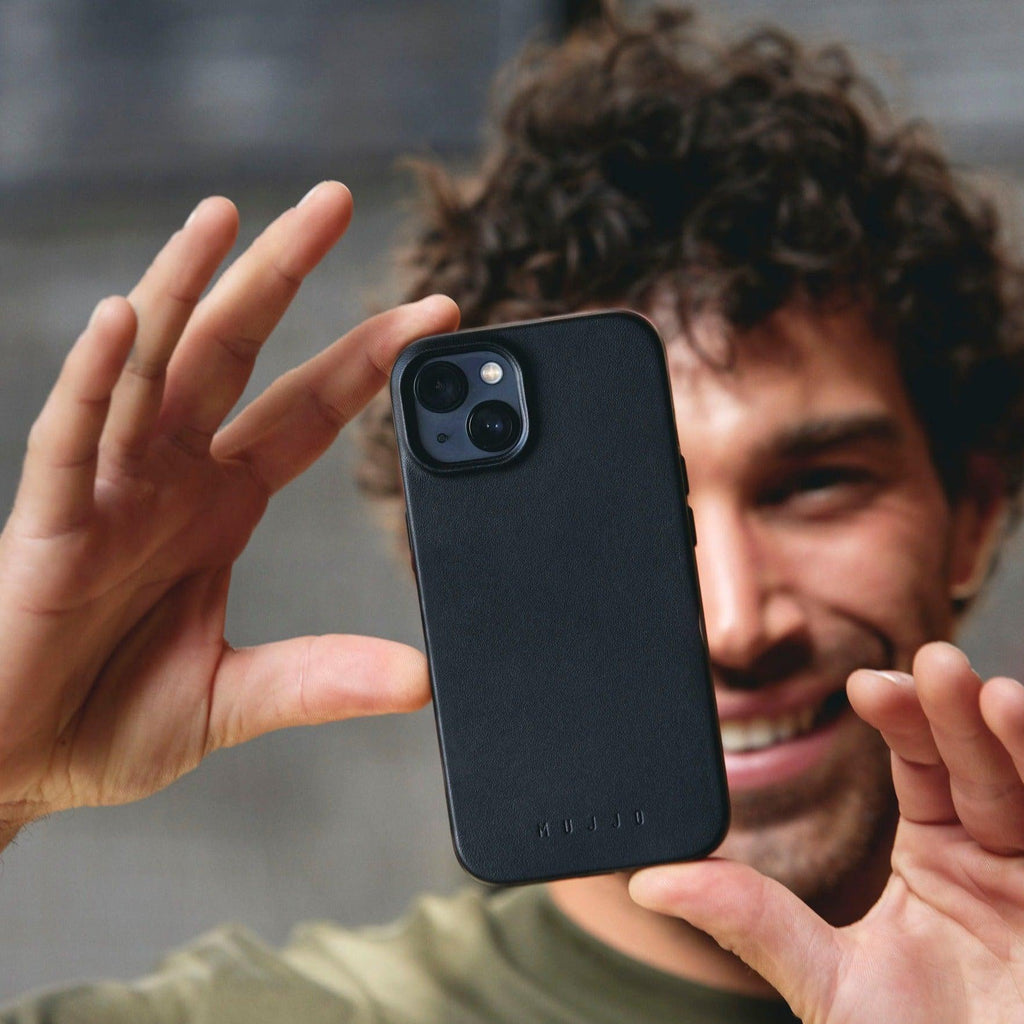Vollledertasche für iPhone 14