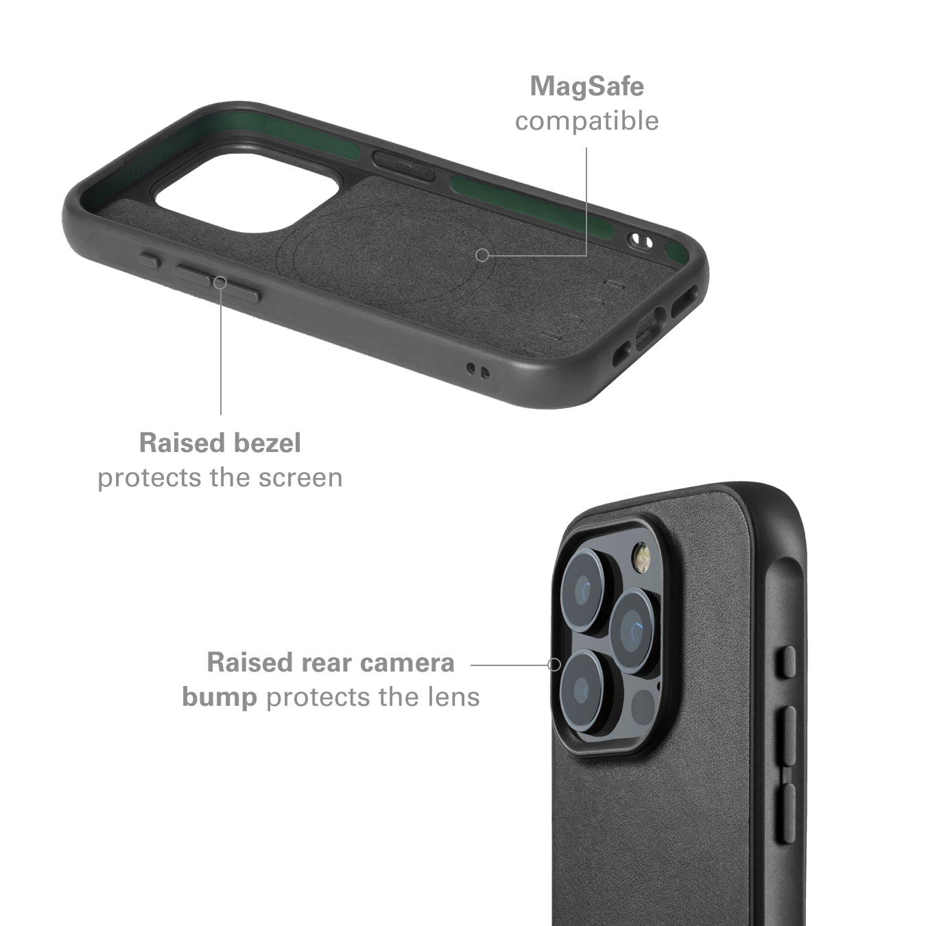 Shield Case for iPhone 15 Pro Max - Black