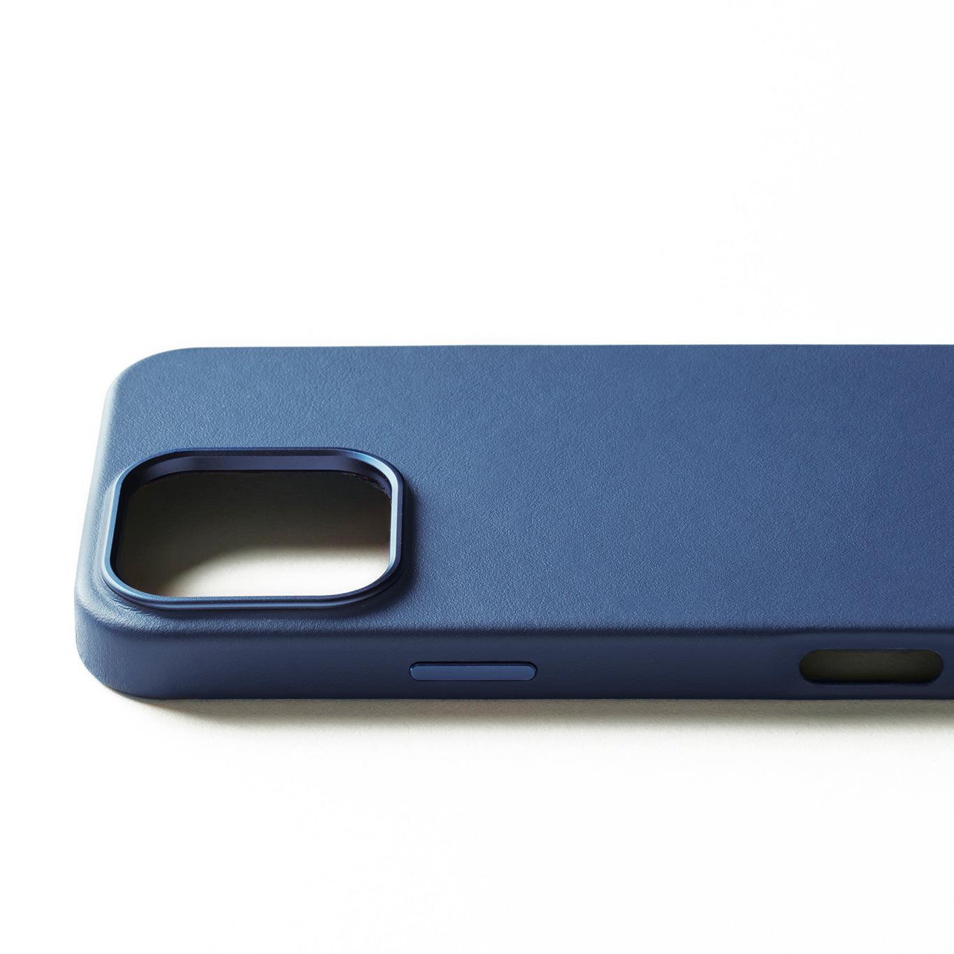 Full Leather Case for iPhone 16 Pro Max, Monaco Blue