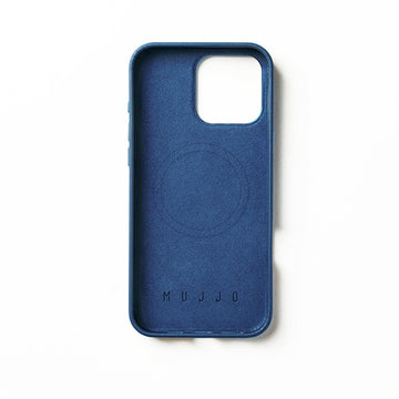Full Leather Case for iPhone 16 Pro Max, Monaco Blue