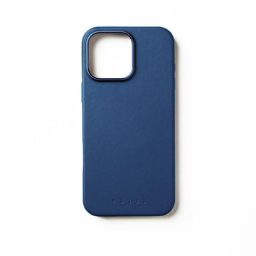 Full Leather Case for iPhone 16 Pro Max, Monaco Blue