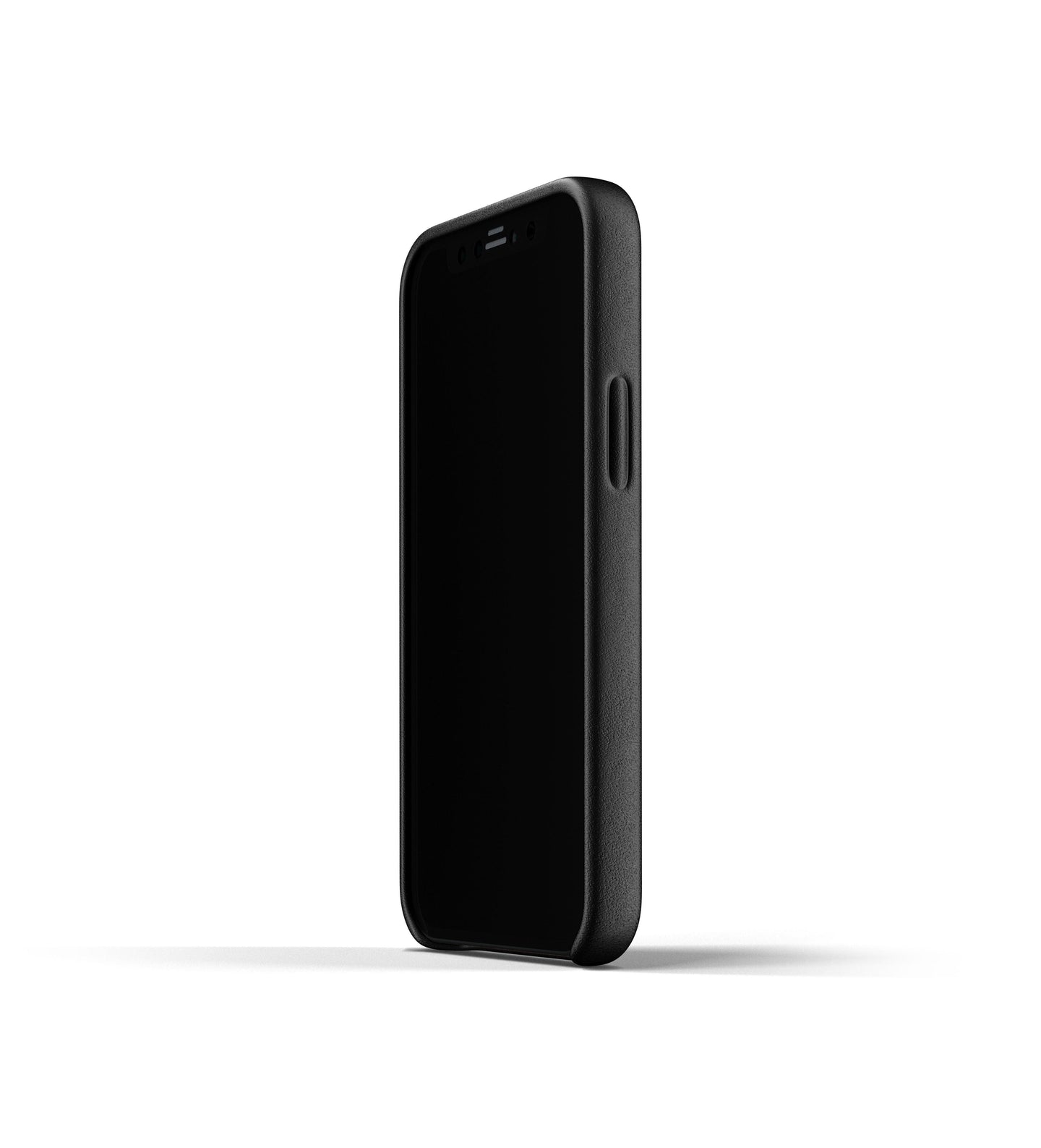 Mujjo Full Leather Case for iPhone 12 mini, Black