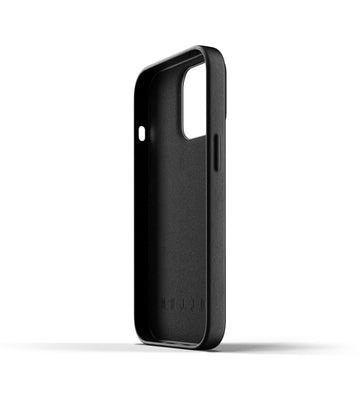 Crazy Horse Craft, Leather Case For IPhone 13/13 Pro, Carbon Black, Cell Phone Sleeve, Cardholder Wallet, Pocket Card Holder, Mobile Slim Cover, Bag Accessories, Protective Bumper, Sock