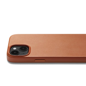 Mujjo Full Leather Case for iPhone 14, Tan