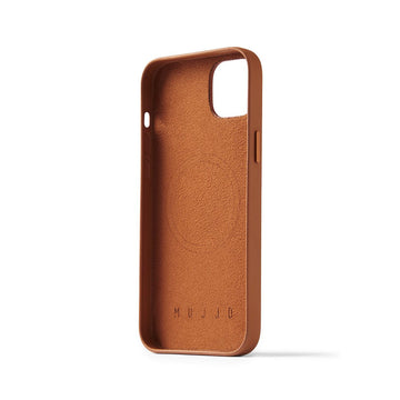 Mujjo Full Leather Case for iPhone 14 Plus, Tan