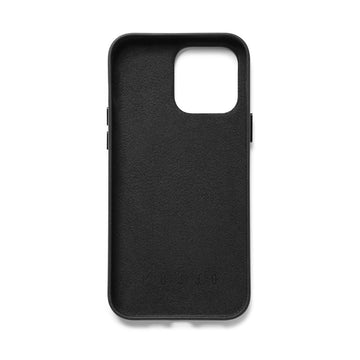 Mujjo Full Leather Wallet Case for iPhone 14 Pro Max, Black