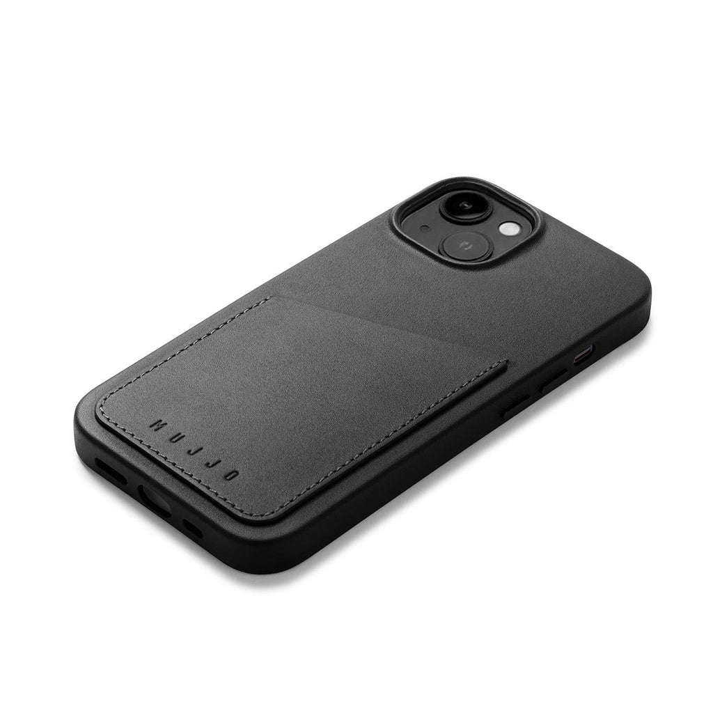 Vollleder-Wallet-Hülle für iPhone 14